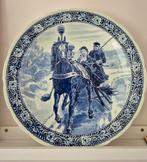Wandbord, antiek, delftsblauw by Boch, Ophalen