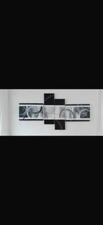 Mooi 4-luik schilderij op canvas, Huis en Inrichting, Ophalen, 50 tot 75 cm, Zo goed als nieuw, Schilderij