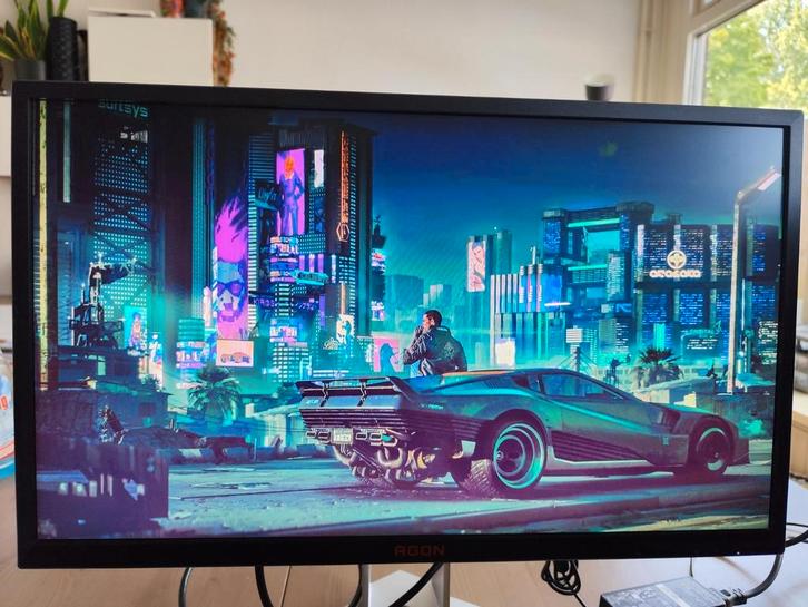 AOC AG241QX 24 inch 1440p 144hz 1ms, Computers en Software, Monitoren, Zo goed als nieuw, 101 t/m 150 Hz, DisplayPort, DVI, HDMI