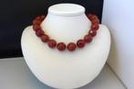CARNEOOL (20 mm) ketting, Verzenden, Nieuw, Steen of Mineraal, Met edelsteen