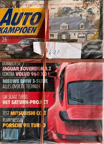 Autokampioenen uit jaargang 1991 beschikbaar voor biedingen