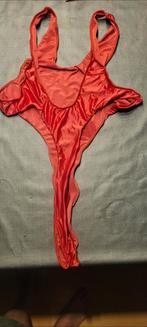 Sexy stringbody badpak, Verzenden, Zwart, Body of Korset