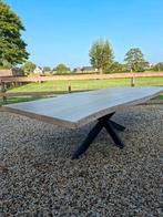 MOOIE GROTE BOOMSTAM TAFELS MET SPINPOOT, Huis en Inrichting, Tafels | Eettafels, Ophalen