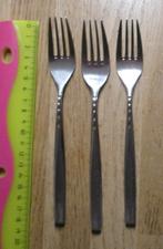 3 vorken WMF CROMARGAN versiering bovenaan steel, Ophalen of Verzenden, Rvs of Chroom