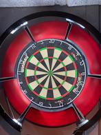 Dartbord met surround en verlichting, Ophalen of Verzenden, Zo goed als nieuw, Dartbord