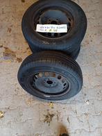 Fiat zomerbanden (Hankook) stalen velgen - 4x98, Ophalen, 14 inch, Gebruikt, Banden en Velgen