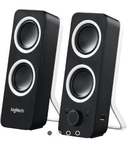 Logitech Z200 PC Speakers – Stereo – 10W – Zwart, Computers en Software, Pc speakers, Gebruikt, Audiokanaal 2.0, Ophalen