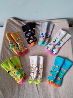 7 paar happy socks 0-6 maanden, Kinderen en Baby's, Jongen of Meisje, Gebruikt, Ophalen of Verzenden, Sokken