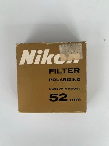 Nikon Filter 52mm - Polarisatiefilter beschikbaar voor biedingen