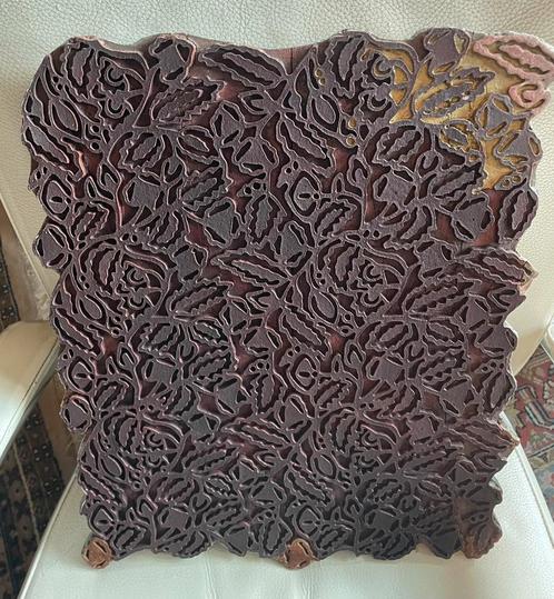 Batik blok stempel, Hobby en Vrije tijd, Stoffen en Lappen, Zo goed als nieuw, Katoen, 30 tot 200 cm, Ophalen of Verzenden