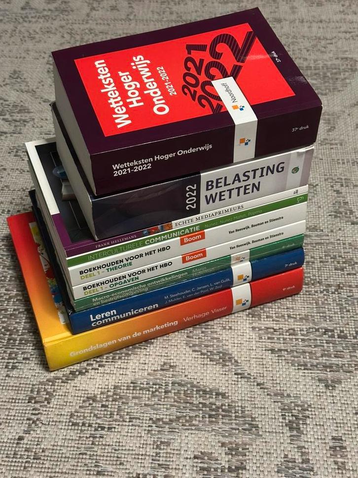 HBO boeken – Marketing, Communicatie, Boekhouden, Economie, Boeken, Studieboeken en Cursussen, Zo goed als nieuw, HBO, Gamma, Ophalen of Verzenden