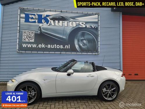 Mazda MX-5 2.0 160 GT-M Bose Sportspack Recaro Apple CarPlay, Auto's, Mazda, Bedrijf, Te koop, MX-5, ABS, Airbags, Airconditioning