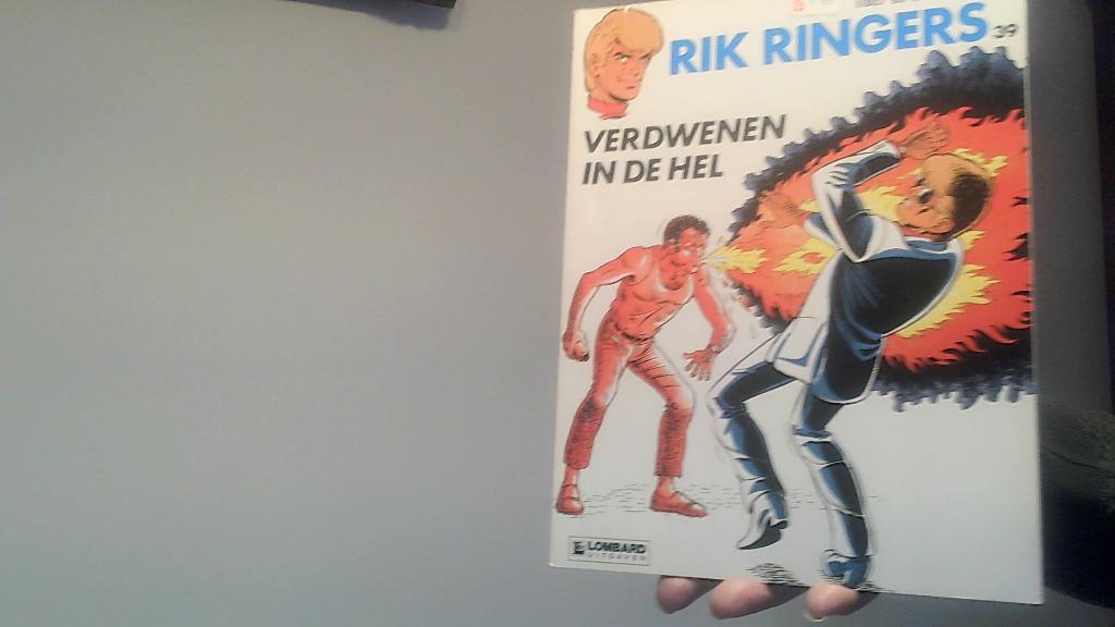 rik ringers nr 39 verdwenen in de hel eerste druk lombard, Eén stripboek, Ophalen of Verzenden, Zo goed als nieuw