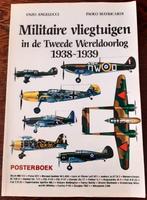 Militaire vliegtuigen in WOII 1938-1939. Posterboek., Ophalen of Verzenden, Voor 1940, Zo goed als nieuw