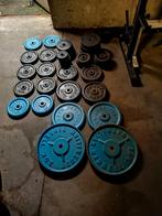 Halterbank homegym dumbells 200kg, Sport en Fitness, Fitnessmaterialen, Ophalen of Verzenden, Zo goed als nieuw, Fitnessbank