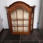 Eiken vitrine kastje., Huis en Inrichting, Kasten | Vitrinekasten, Ophalen, 50 tot 100 cm, Zo goed als nieuw, Minder dan 100 cm