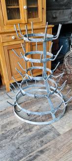 Klein oud flessenrek, Ophalen of Verzenden