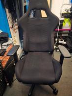 Corsair TC100 Relaxed Gaming Bureaustoel - Zwart, Huis en Inrichting, Bureaustoelen, Ophalen, Gaming bureaustoel, Zwart, Zo goed als nieuw