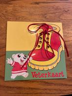 Veterkaart - Leer veters strikken!, Ophalen of Verzenden, Zo goed als nieuw, Taal en Lezen