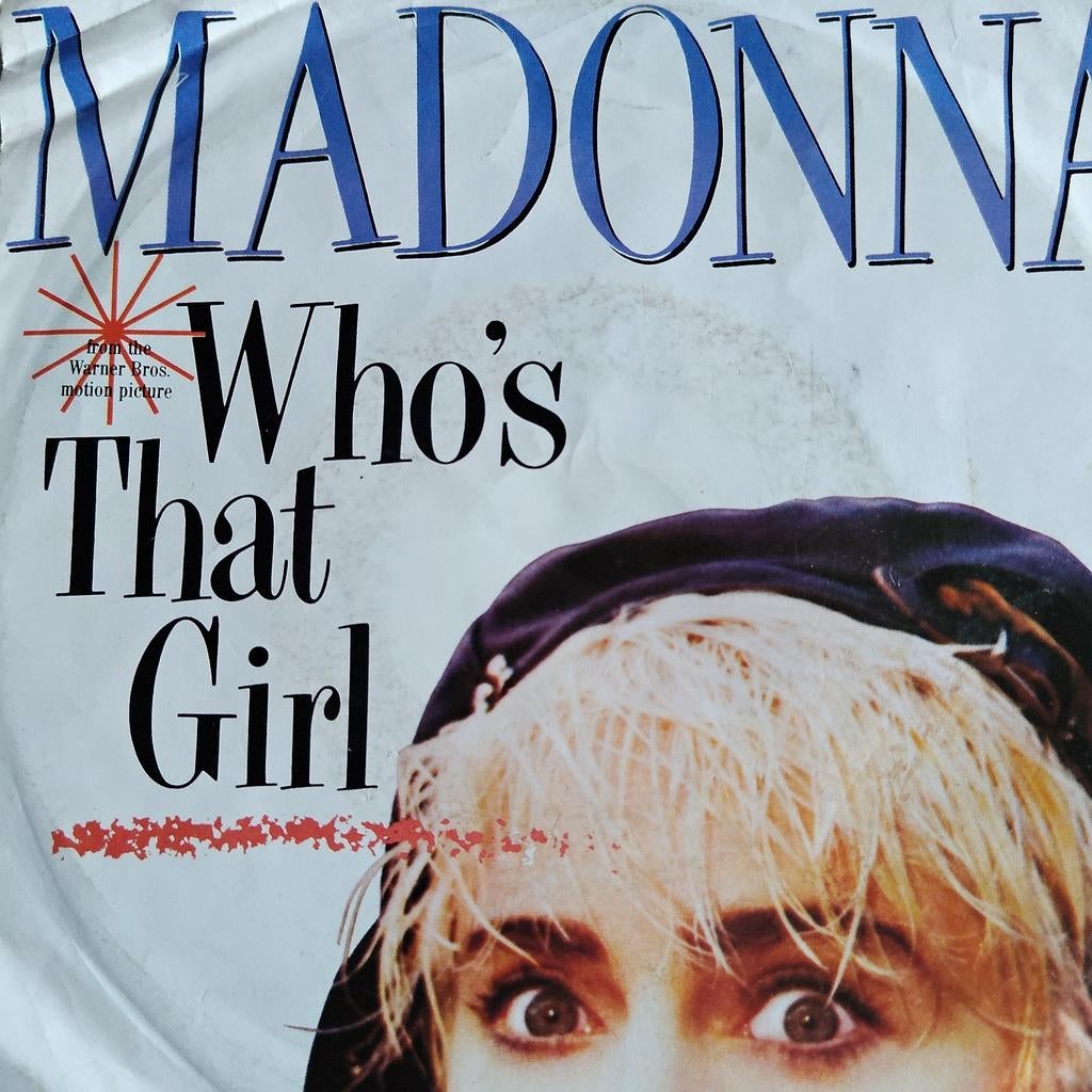 Madonna - Who's That Girl Single, Cd's en Dvd's, Vinyl Singles, Ophalen of Verzenden, Zo goed als nieuw, 7 inch, Pop