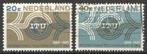 Nederland NVPH nr 840/1 gestempeld 100 jaar ITU 1965, Verzenden, Na 1940, Gestempeld