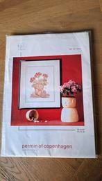 Borduurpakket Permin of Copenhagen Geraniums., Ophalen of Verzenden, Nieuw, Borduurpakket