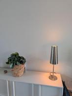 Rvs tafellamp 2x, Huis en Inrichting, Tafels | Sidetables, 50 tot 100 cm, Rond, Ophalen of Verzenden, Zo goed als nieuw