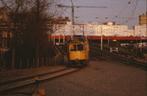 h120: dia van HTM PCC 11??, bij Kalvermarkt, '80s, Verzamelen, Ophalen of Verzenden, Gebruikt, Tram, Overige typen