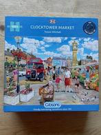 Puzzel Gibsons - Clocktown Market - 1000 stukjes - z.g.a.n., Ophalen of Verzenden, 500 t/m 1500 stukjes, Zo goed als nieuw, Legpuzzel