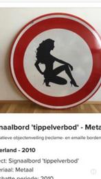 GEZOCHT Dit Bord voor goede prijs. GEZOCHT!, Ophalen, Zo goed als nieuw, Reclamebord