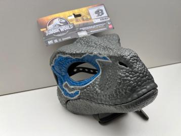 Jurassic World Dino Mask blue NIEUW en Echt