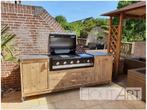Buitenkeuken Boretti Luxe met lades en deuren steigerhout, Houtskool, Nieuw, Ophalen of Verzenden, Boretti