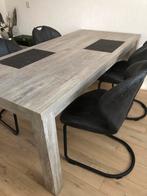 Eetkamer tafel.   Zgan. 1.90 - 80, Huis en Inrichting, Tafels | Eettafels, Zo goed als nieuw, Vijf personen of meer, 150 tot 200 cm