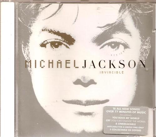 Michael Jackson - Invincible ( grijs ), Cd's en Dvd's, Cd's | Pop, Nieuw in verpakking, Ophalen of Verzenden
