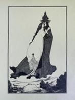 Aubrey Beardsley - Originele blokdruk 1901, St. Rose of Lima, Verzenden
