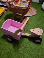 Houten bakfiets, Kinderen en Baby's, Speelgoed | Houten speelgoed, Ophalen of Verzenden