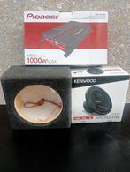 Kenwood subwoofer
1300watt
Pioneer versterker 1000watt nieuw, Ophalen, Nieuw, Metaal of Aluminium