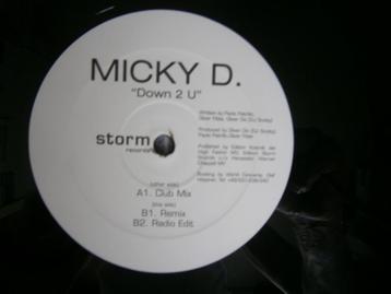 Micky D. – Down 2 U. 2002. Trance, Progressive House, House beschikbaar voor biedingen