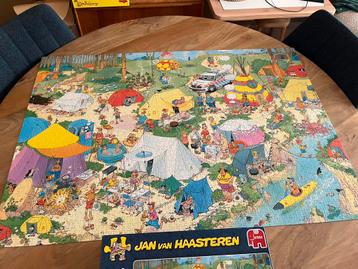 Puzzel 2000 st Jan van Haasteren kamperen in het bos beschikbaar voor biedingen