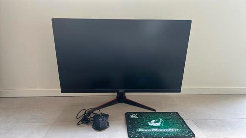 Refurbished Acer Nitro VG270 60Hz + gaming muis en muismat, Computers en Software, Monitoren, Zo goed als nieuw, Gaming, LED, HD
