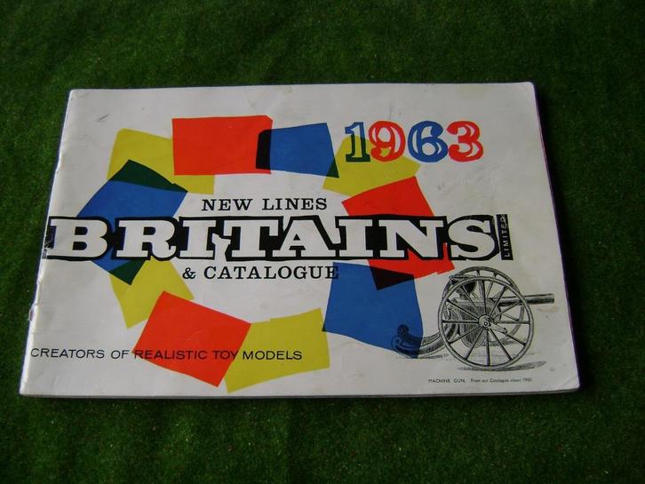 Britains catalogus van 1963 in prima staat, Hobby en Vrije tijd, Modelauto's | 1:32, Zo goed als nieuw, Tractor of Landbouw, Britains