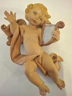 Fontanini - Italy - mooie grote jaren 60 - gipsen engel, Antiek en Kunst, Antiek | Religie, Ophalen of Verzenden