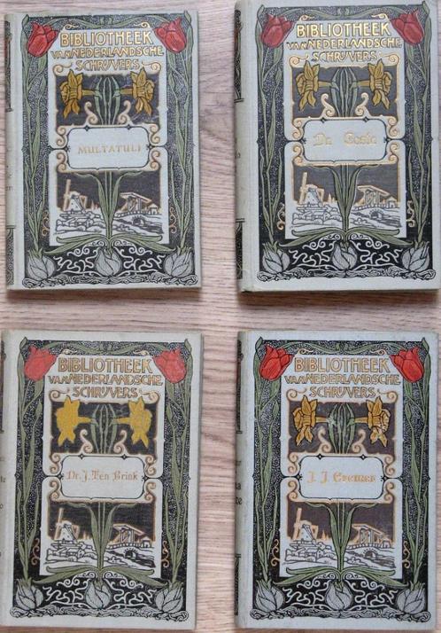 Bibliotheek van Nederlandsche schrijvers, 60 stuks;, Boeken, Literatuur, Zo goed als nieuw, Nederland, Ophalen of Verzenden