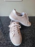 ZGAN Beige/goudglans sneakers Hush Puppies mt 38, Ophalen, Beige, Hush Puppies, Sneakers of Gympen