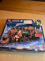 Kerstpuzzel 1000 stukjes - Santa Polar Express, Hobby en Vrije tijd, Ophalen of Verzenden, 500 t/m 1500 stukjes, Zo goed als nieuw