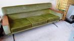 Retro Groene Stoffen Bank, Ophalen