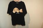 Palm Angels zwart shirt beren opdruk merk druk rug M, Palm Angels, Zwart, Gedragen, Verzenden