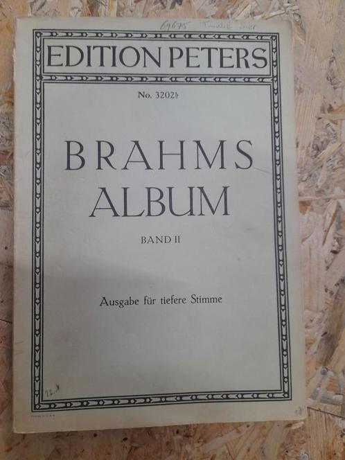Brahms Lieder II 2 - Tiefe stimme, Muziek en Instrumenten, Bladmuziek, Zo goed als nieuw, Artiest of Componist, Klassiek, Zang
