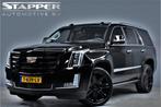 Cadillac Escalade 6.2 V8 426pk Premium 7-Pers Schuifdak/Trek, Auto's, Cadillac, Automaat, Lichtsensor, Zwart, Bedrijf