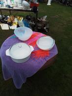 14635) ARCOPAL  2 DEKSEL SCHALEN  1 KOM, Huis en Inrichting, Keuken | Servies, Ophalen of Verzenden, Glas, Overige stijlen, Schaal of Schalen